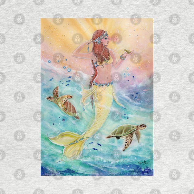 Sunshine sea mermaid by Renee Lavoie by ReneeLLavoie